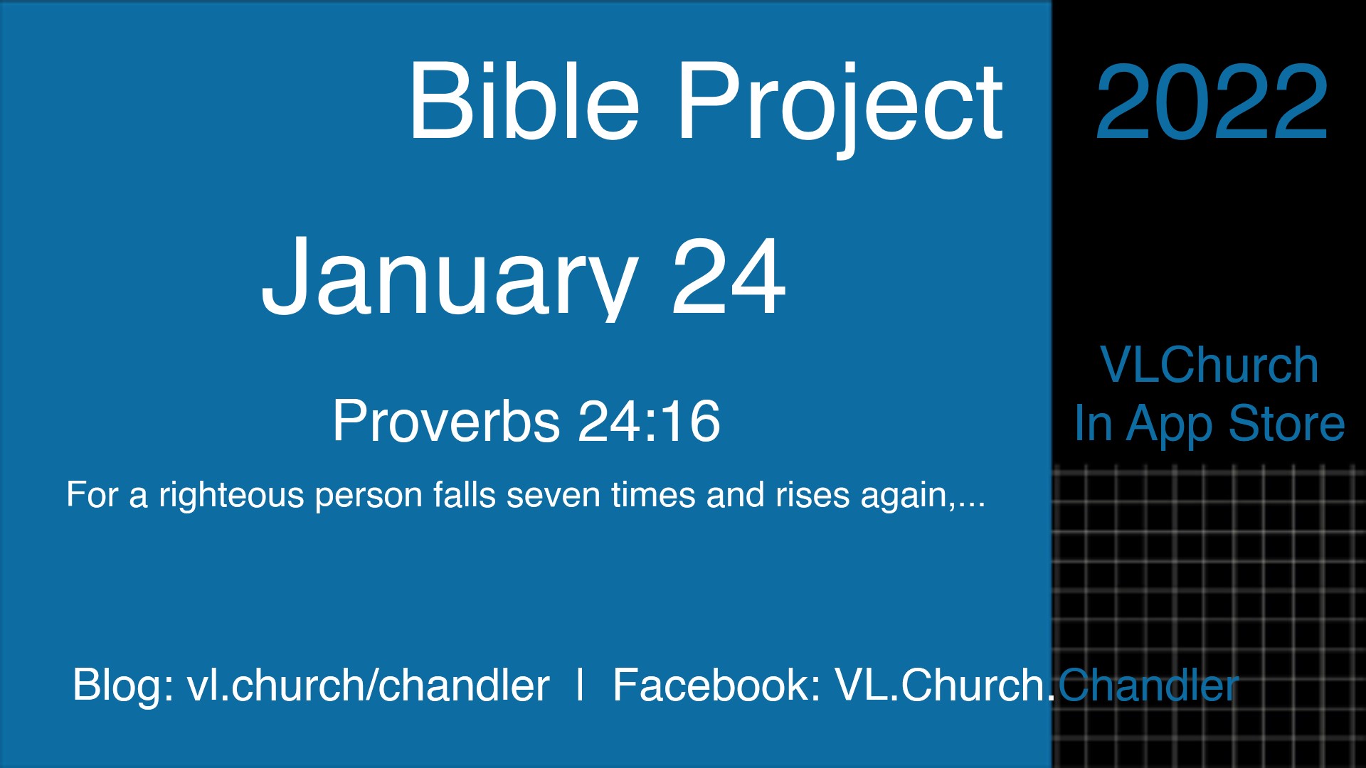 January 24 Proverbs 24
